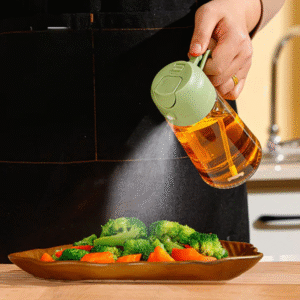 2 IN 1 oil spray bottle and dispenser
